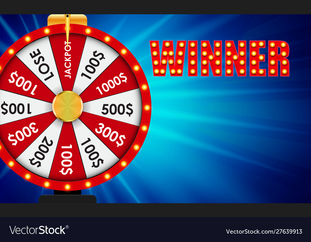 Wheel fortune lucky background