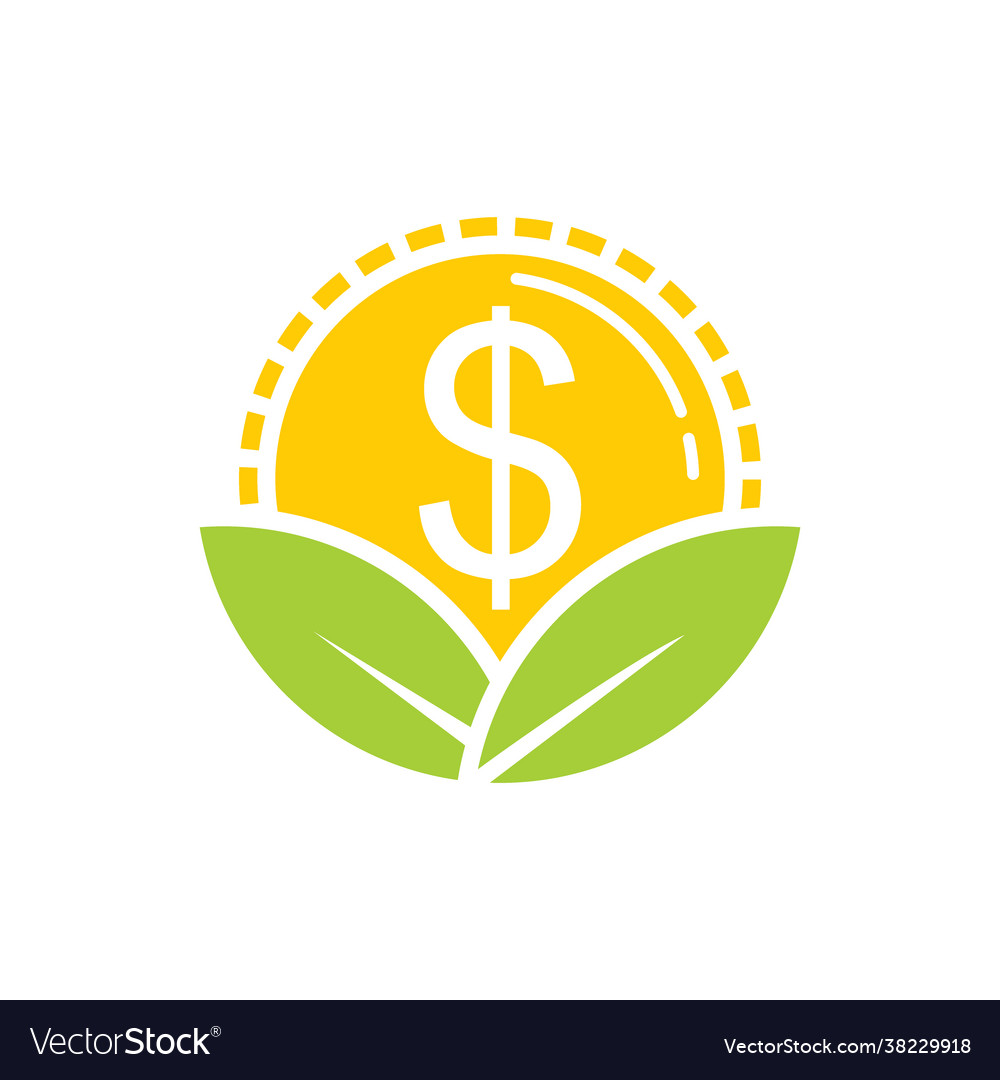 Finance growth logo Royalty Free Vector Image - VectorStock