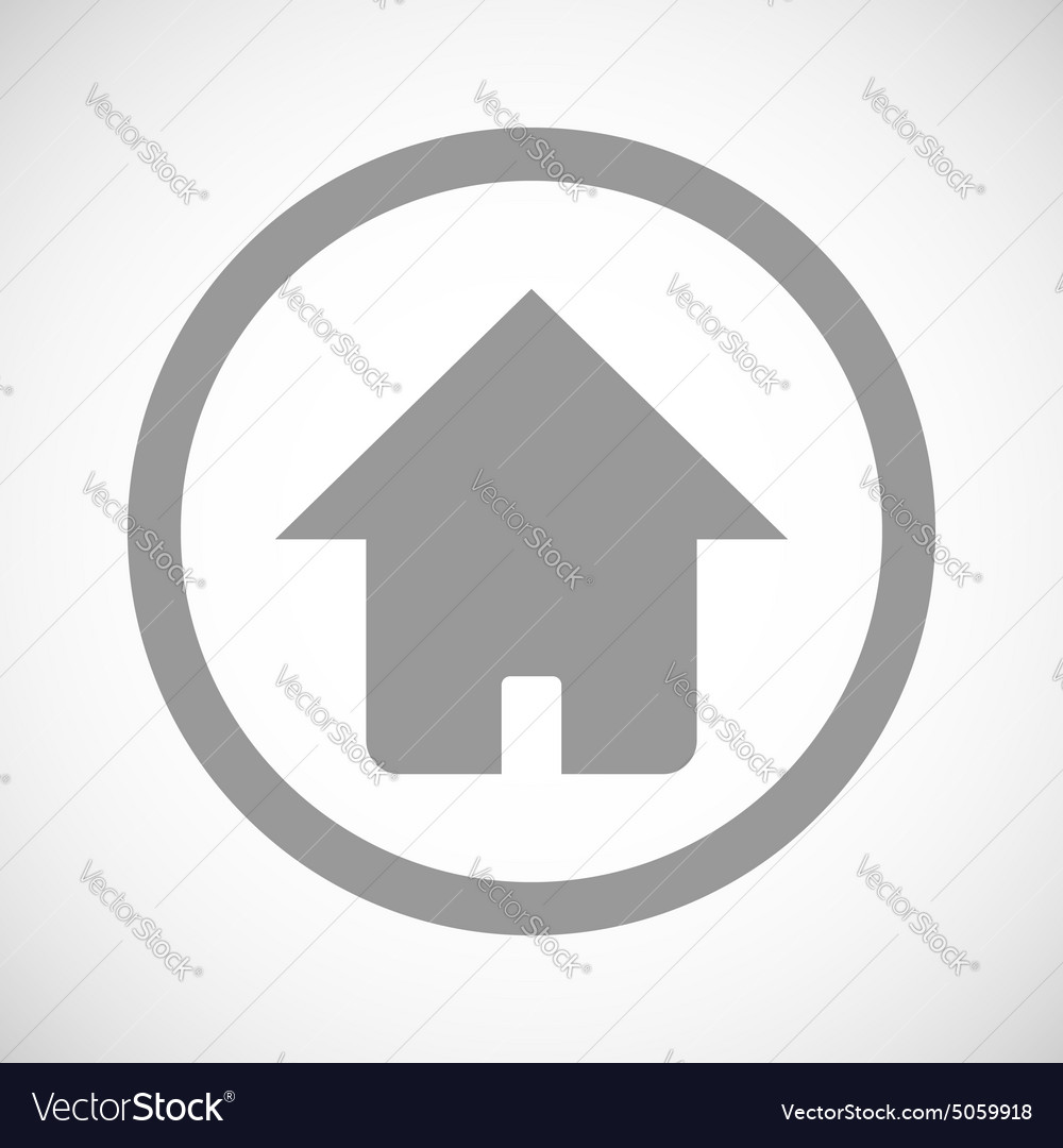 Download Grey home sign icon Royalty Free Vector Image - VectorStock