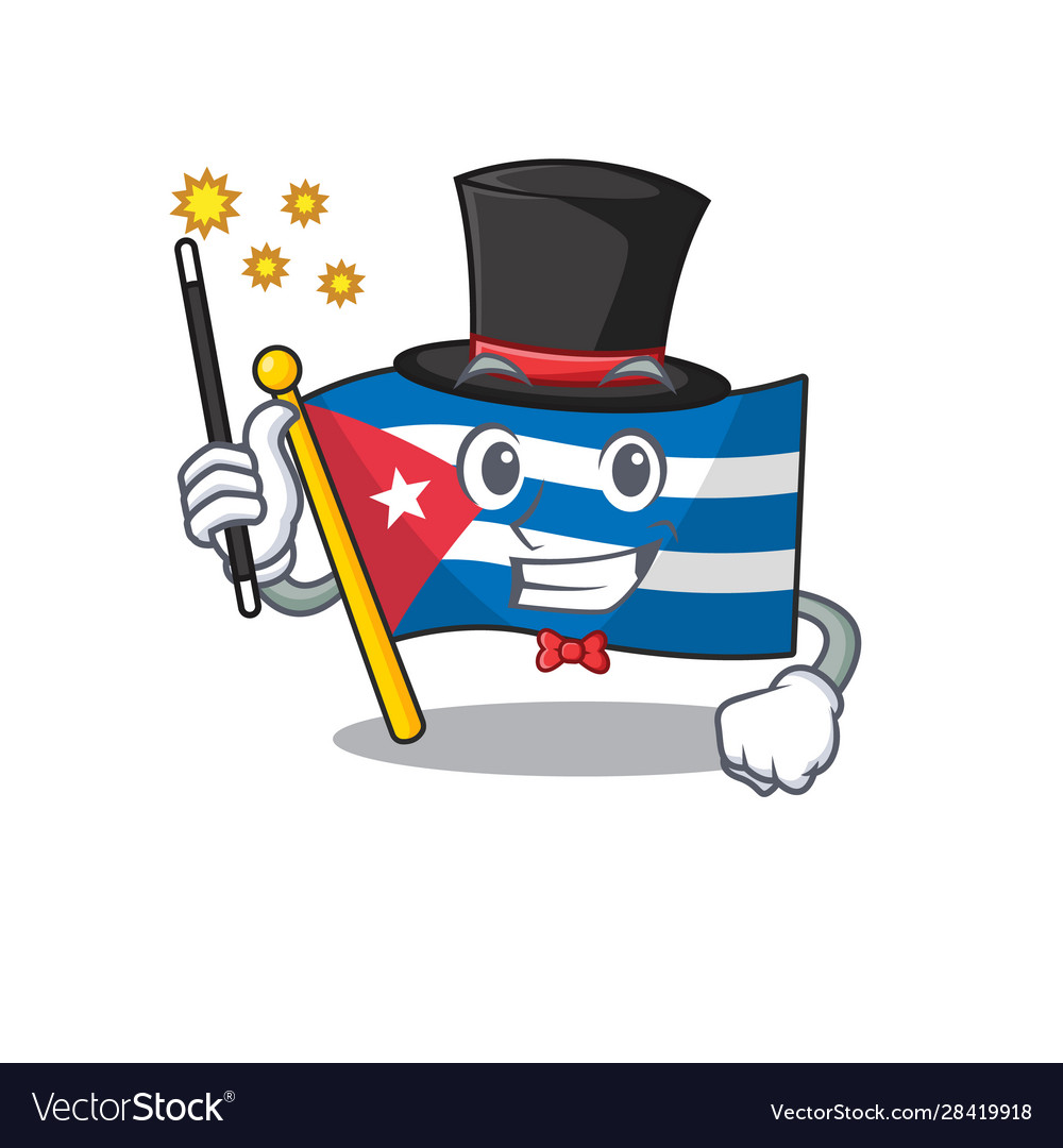 Mascot flag cuba scroll performance