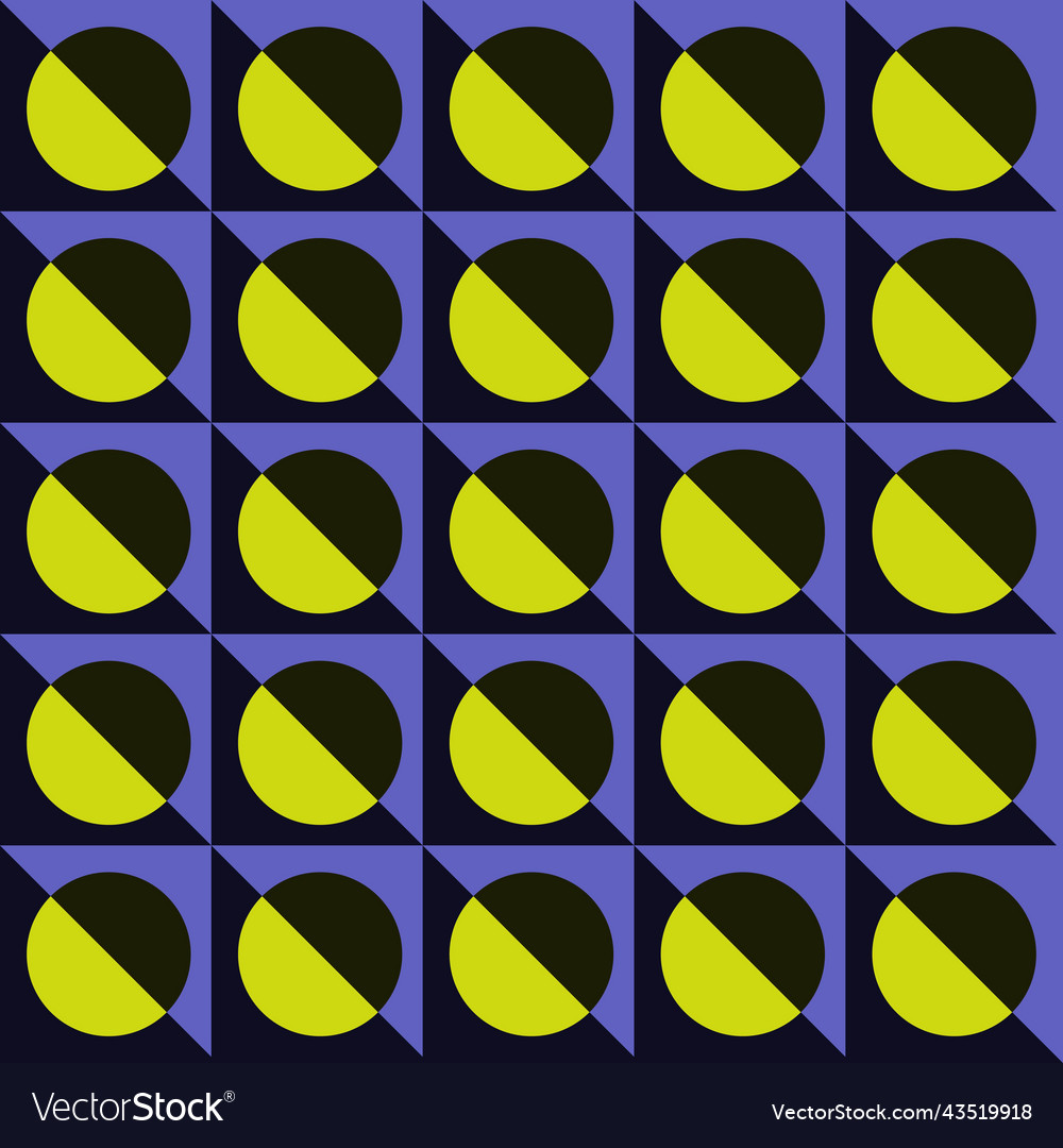Modern seamless pattern with geometric shape