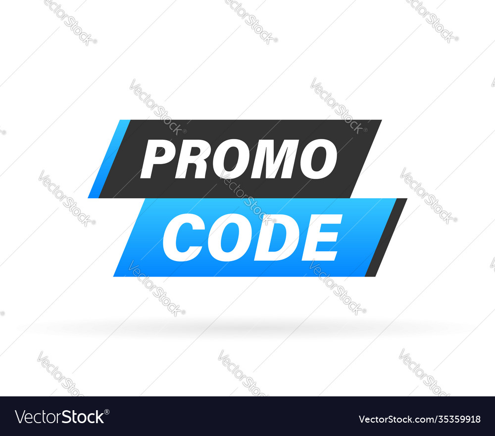 Promo code coupon flat set design