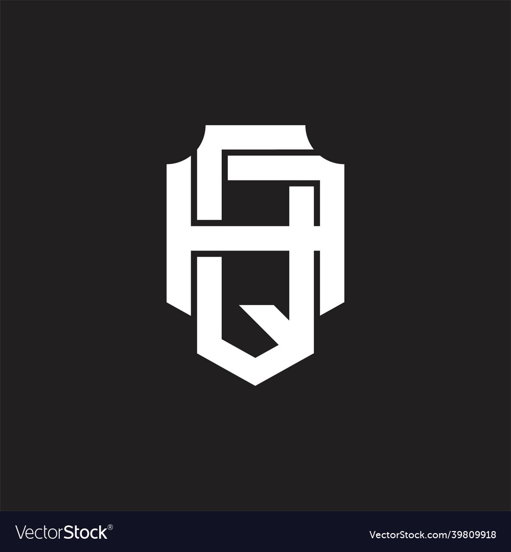Qa logo monogram design template