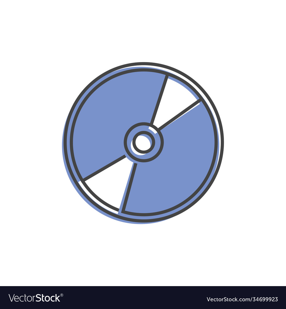 Image a computer laser disk for data