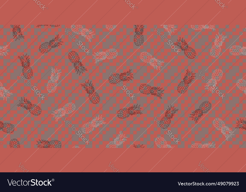 Pineapple seamless repeat pattern
