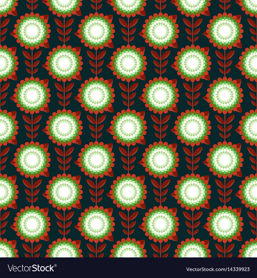 Retro Flower Pattern