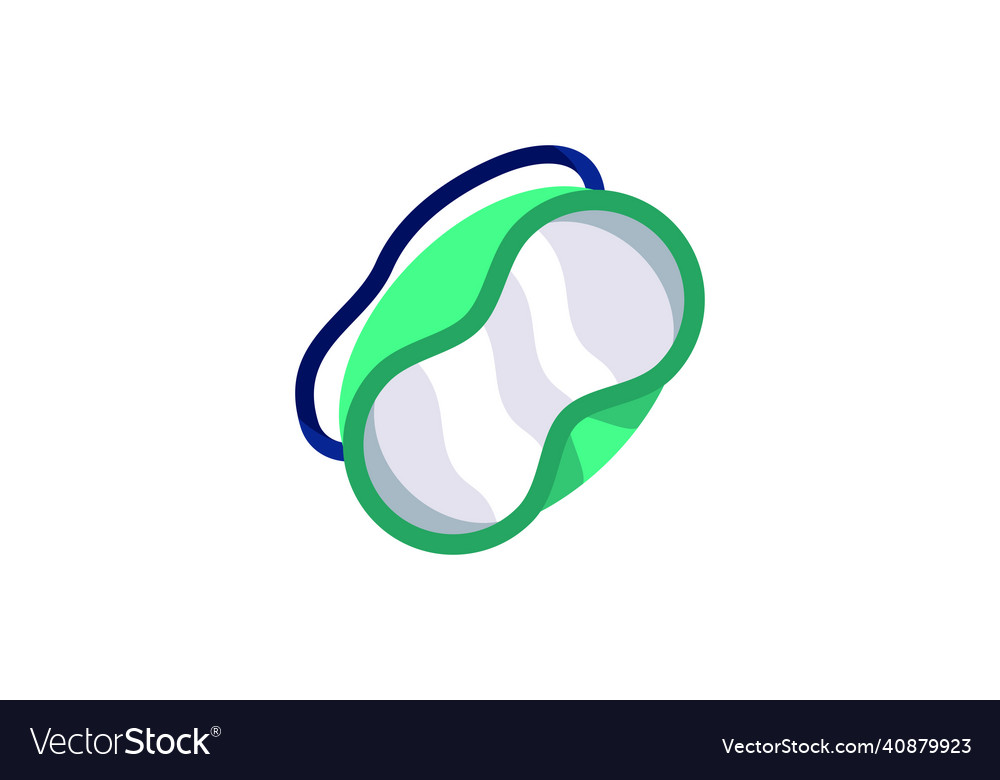 Logo der Tauchausrüstung vector image Logo der Tauchausrüstung