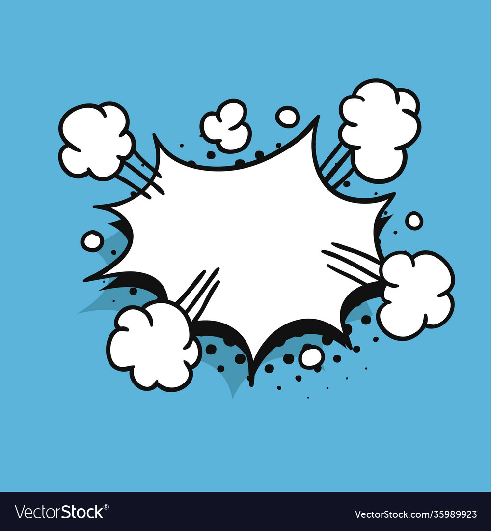 Set pop art speech bubbles without text vector image Set pop art speech bubbles without text