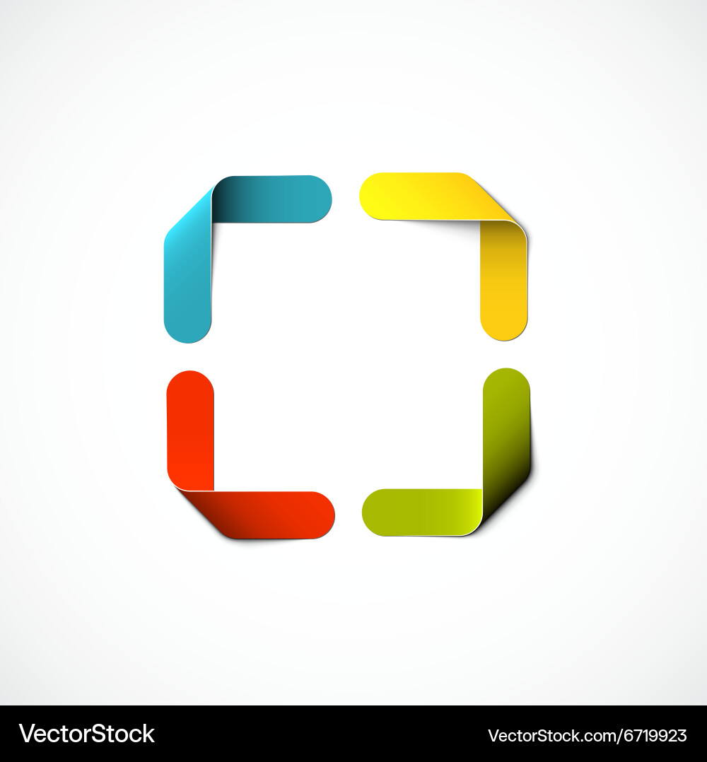 Square abstract background Royalty Free Vector Image