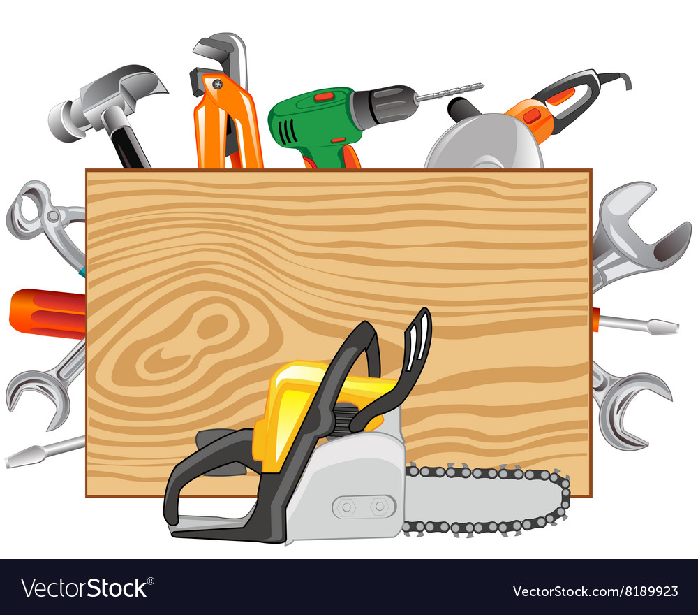 Tools joiners and metalworking Royalty Free Vector Image