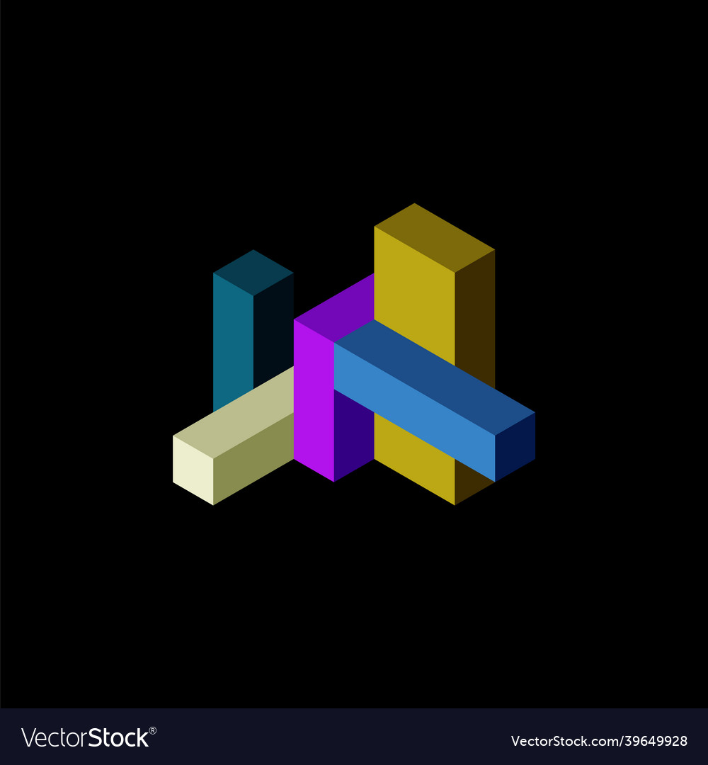 Abstract background 3d cubes cubic elements