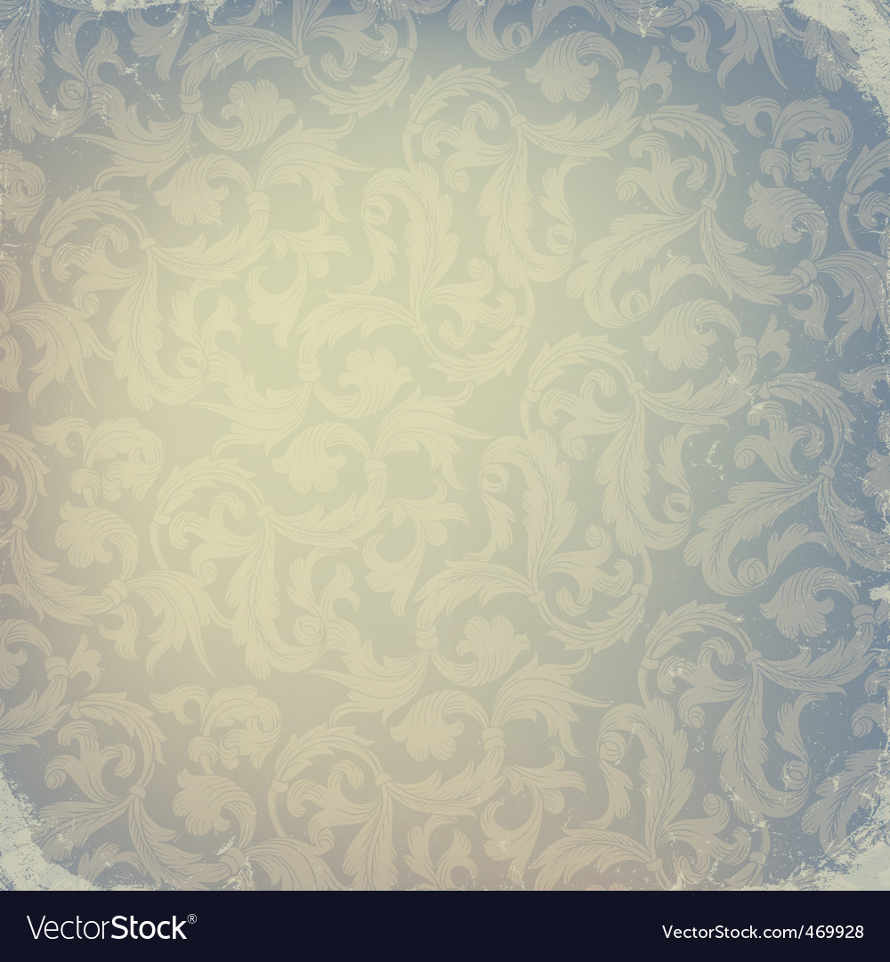 Abstract damask design