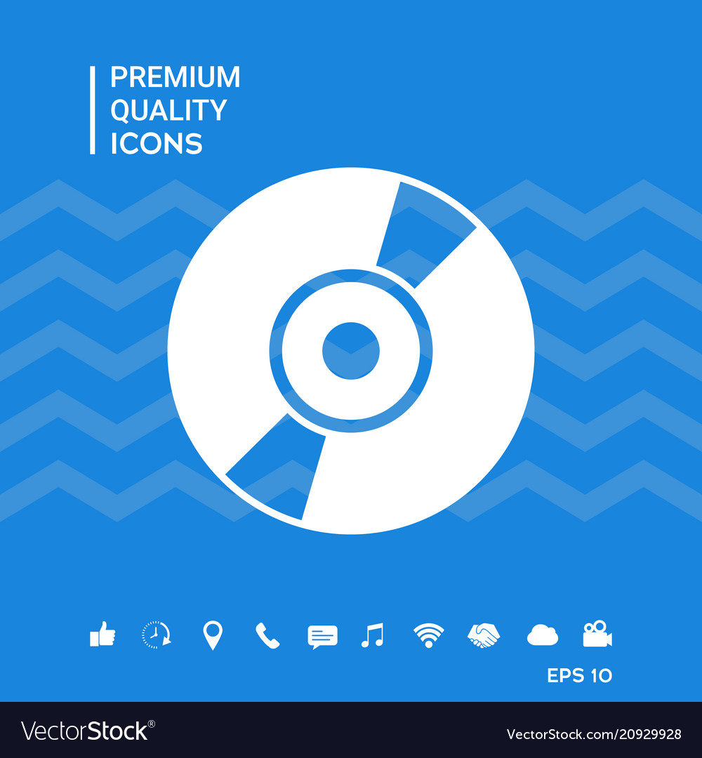 Cd dvd symbol icon