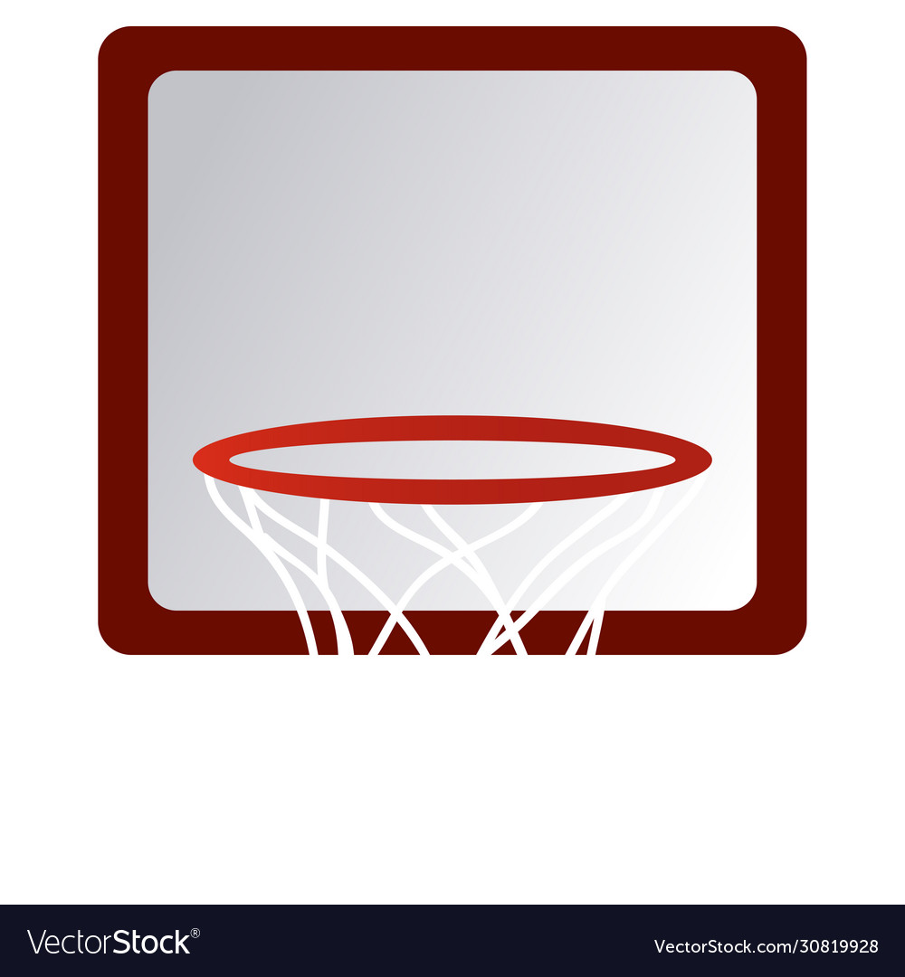 Isolierte Basketball Hoop