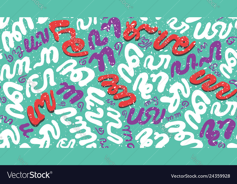 Javanese batik seamless pattern with cyan vector image Javanese batik seamless pattern with cyan