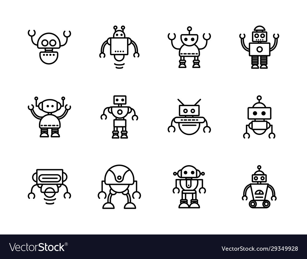 Robot technology character artificial machine