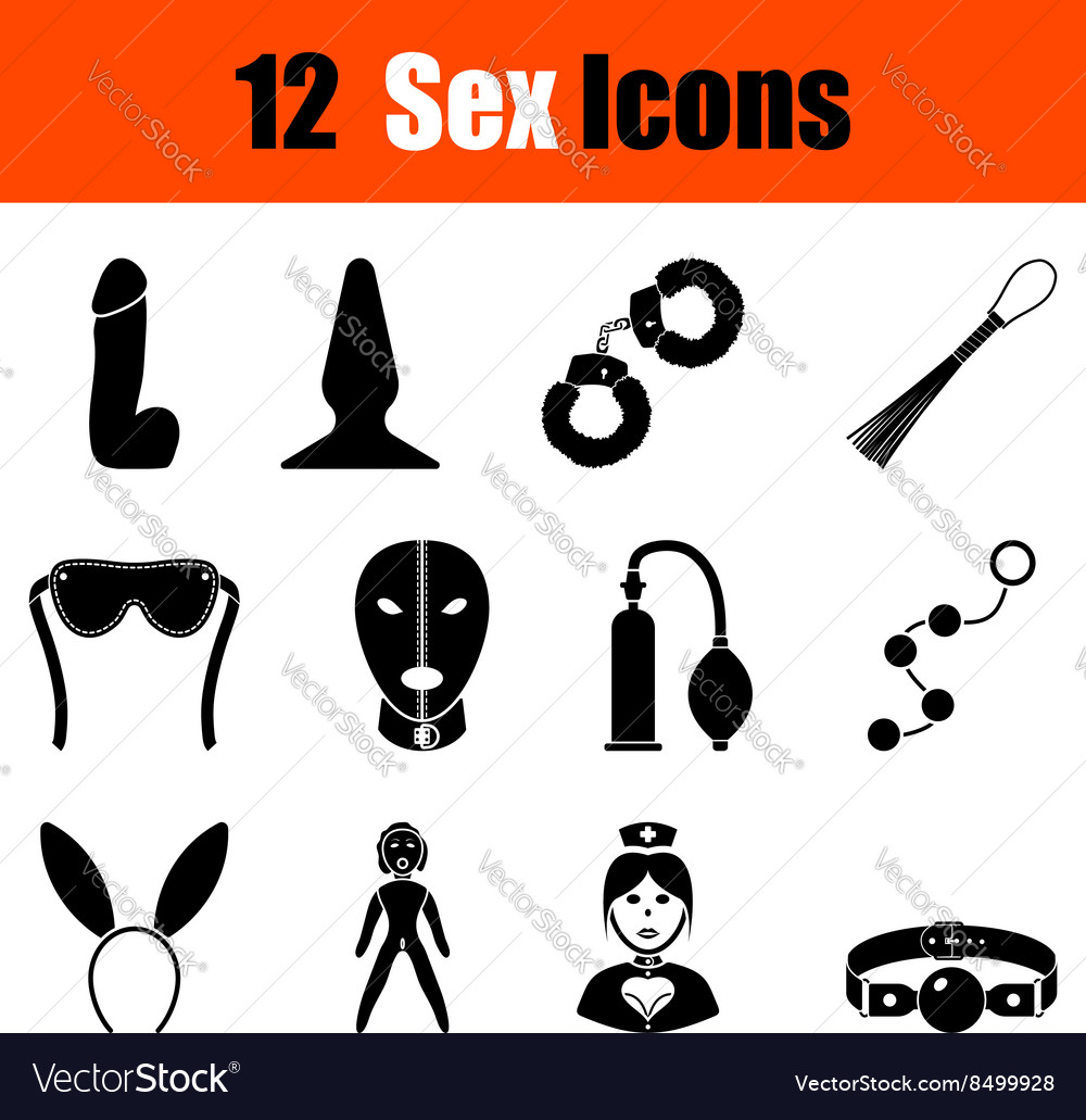 Set Of Sex Icons Royalty Free Vector Image Vectorstock 7927