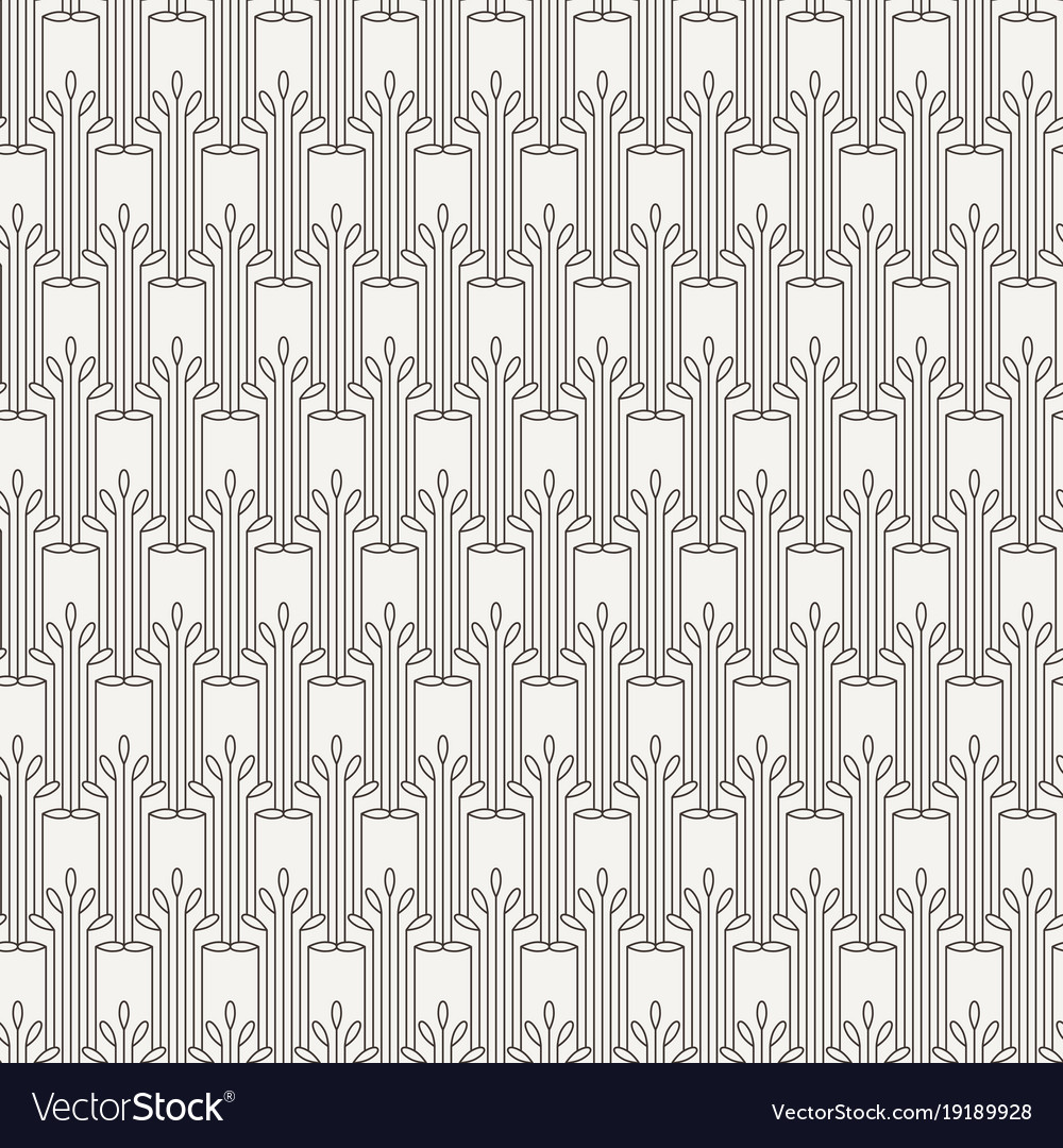 Striped seamless pattern in art deco style Vector Image