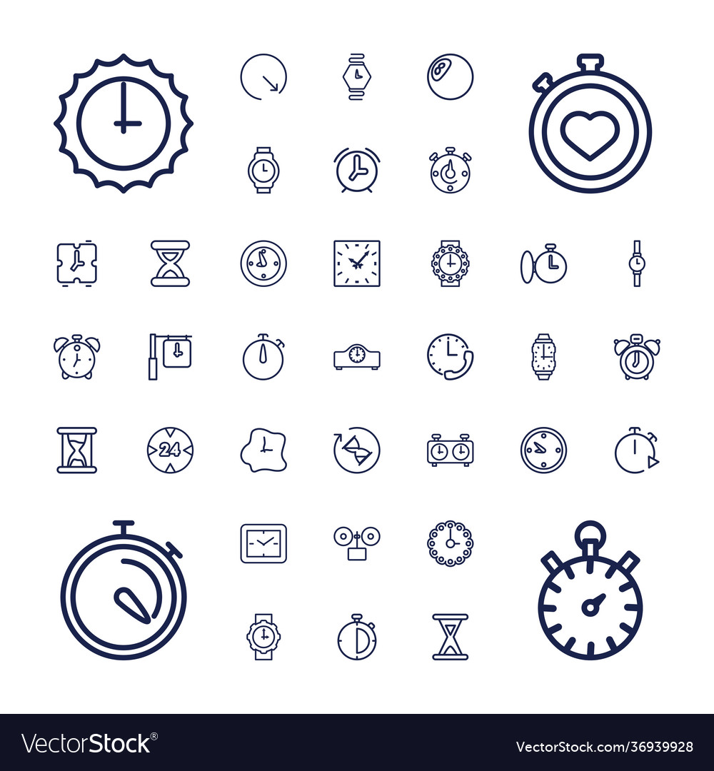 Timer icons