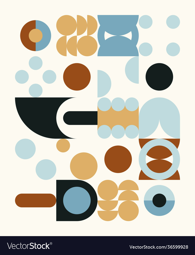 Vertical pattern abstract design composition vector image Vertical pattern abstract design composition