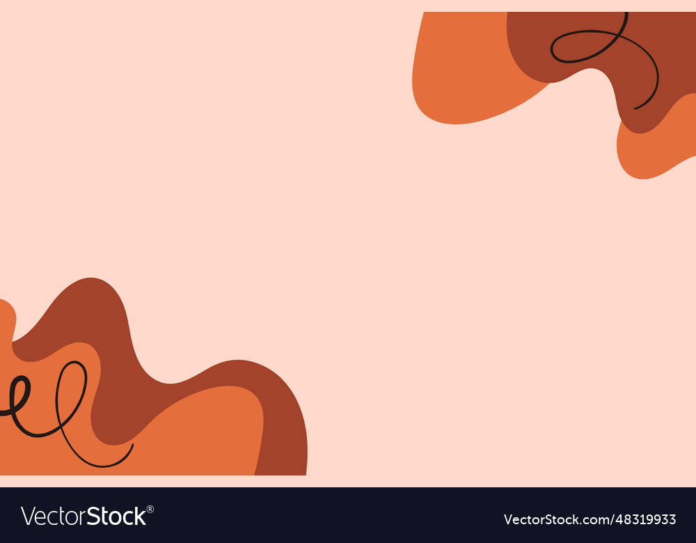 Abstract elements background design template Vector Image