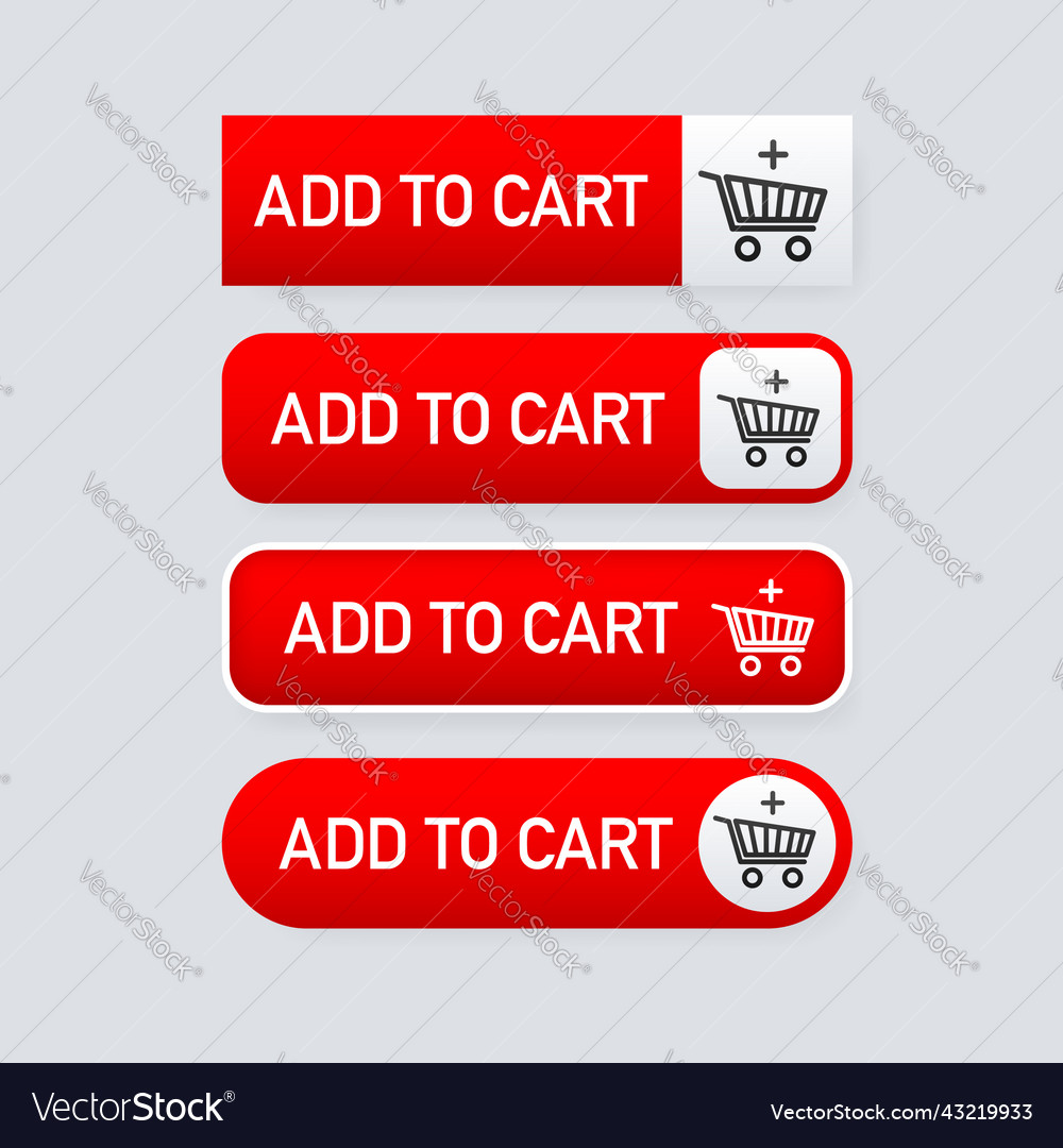 Add to cart banner for web design check mark vector image Add to cart banner for web design check mark