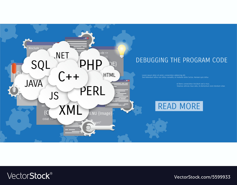 Flat concept of programming and coding