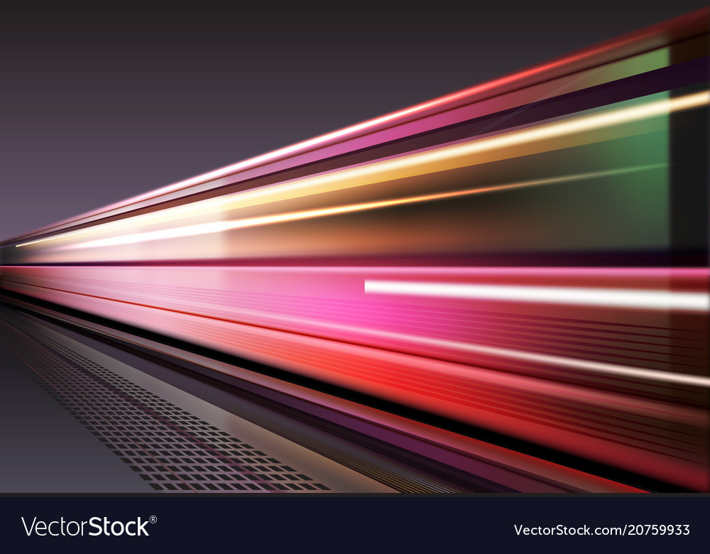 Light on long exposure Royalty Free Vector Image