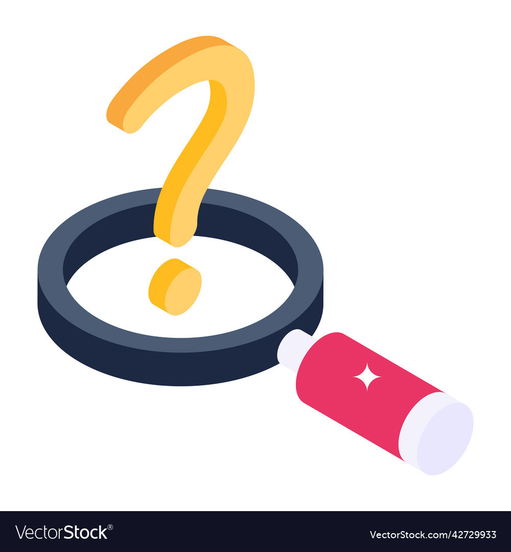 Query search Royalty Free Vector Image - VectorStock