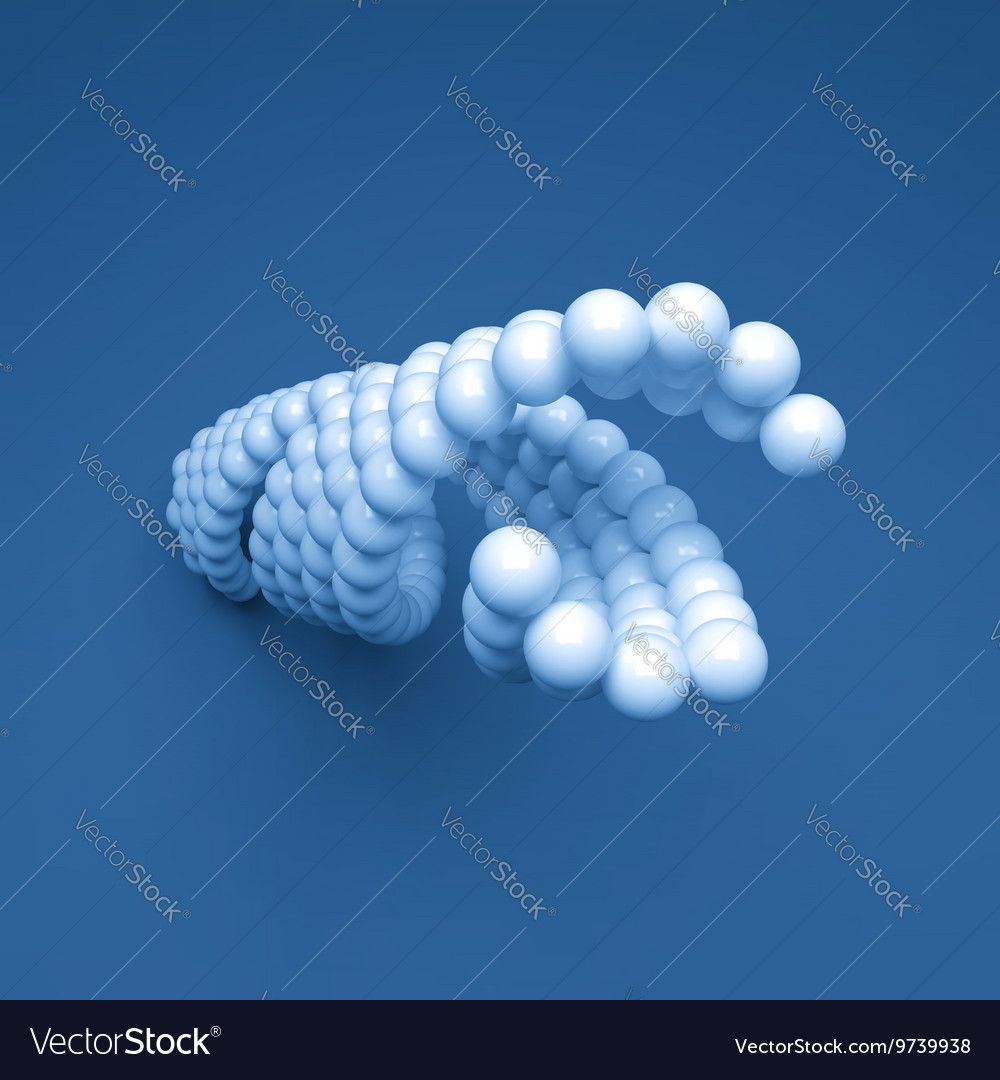 3d spheres composition art design element