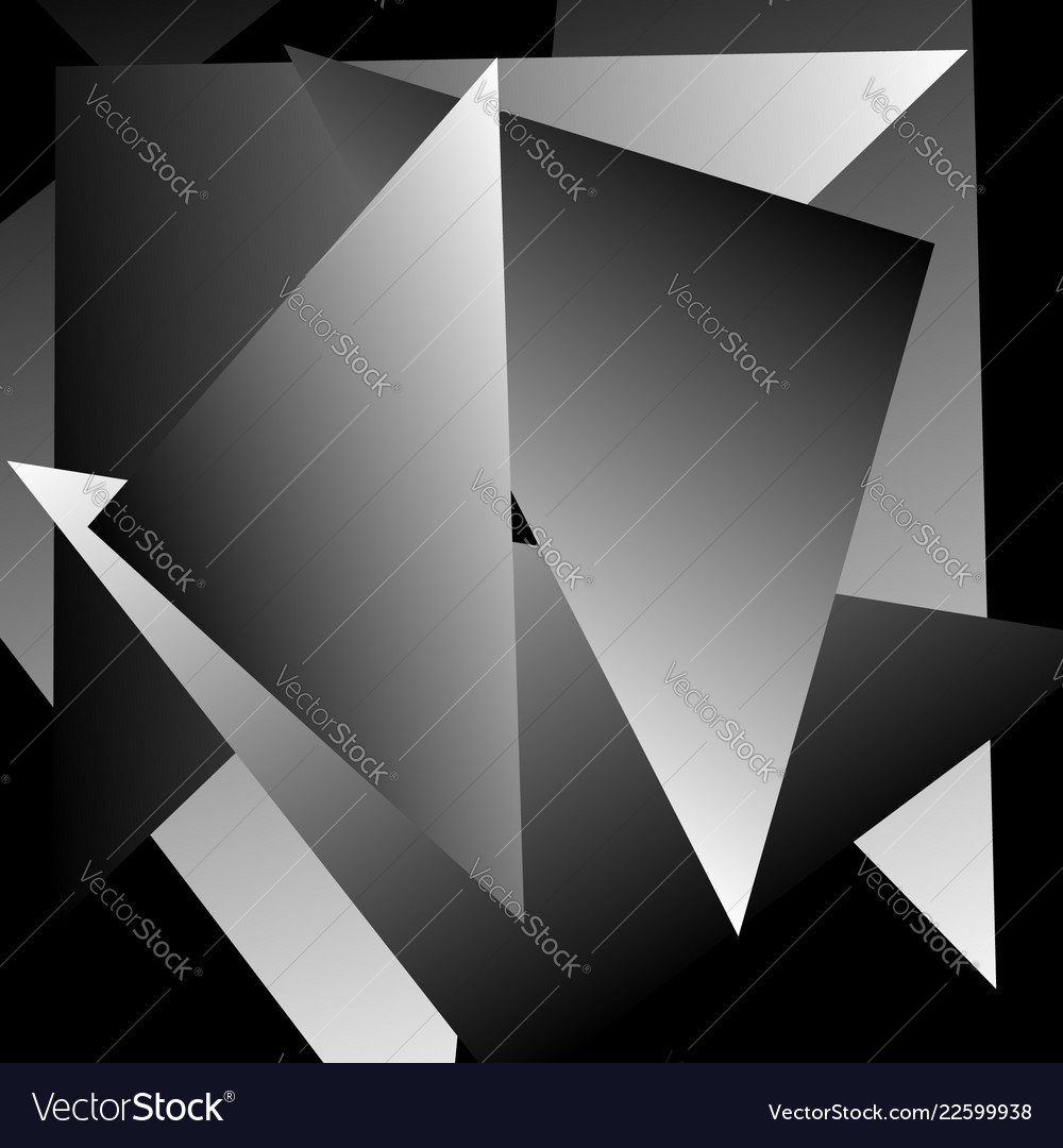 Abstract artistic image with triangular geometric vector image Abstract artistic image with triangular geometric