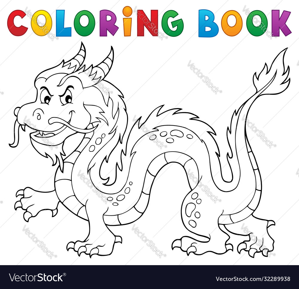 Chinese Dragon Coloring Page