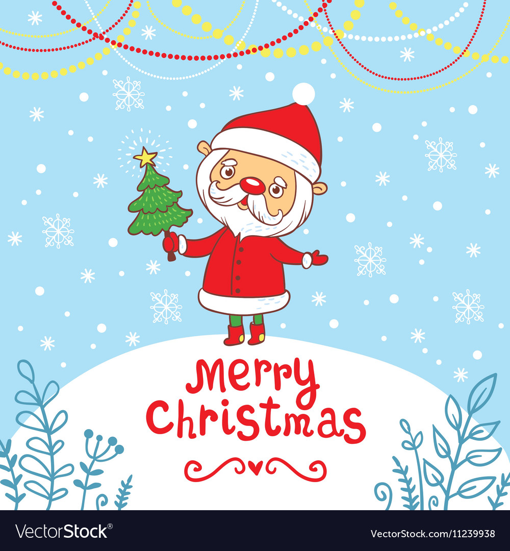 Merry christmas greeting card