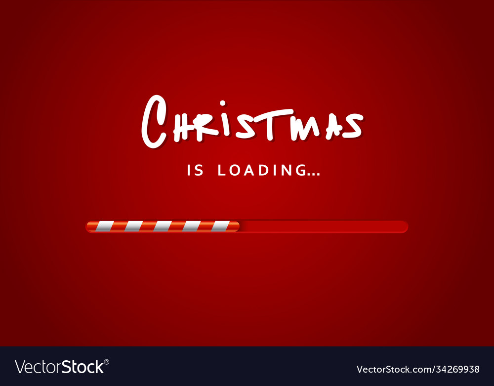 Merry christmas with loading bar