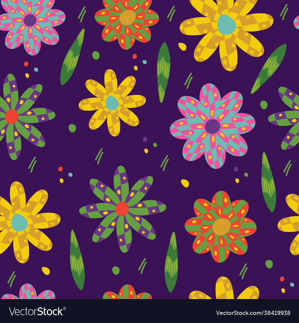 Modern seamless pattern with colorful design Vector Image Modern seamless pattern with colorful design