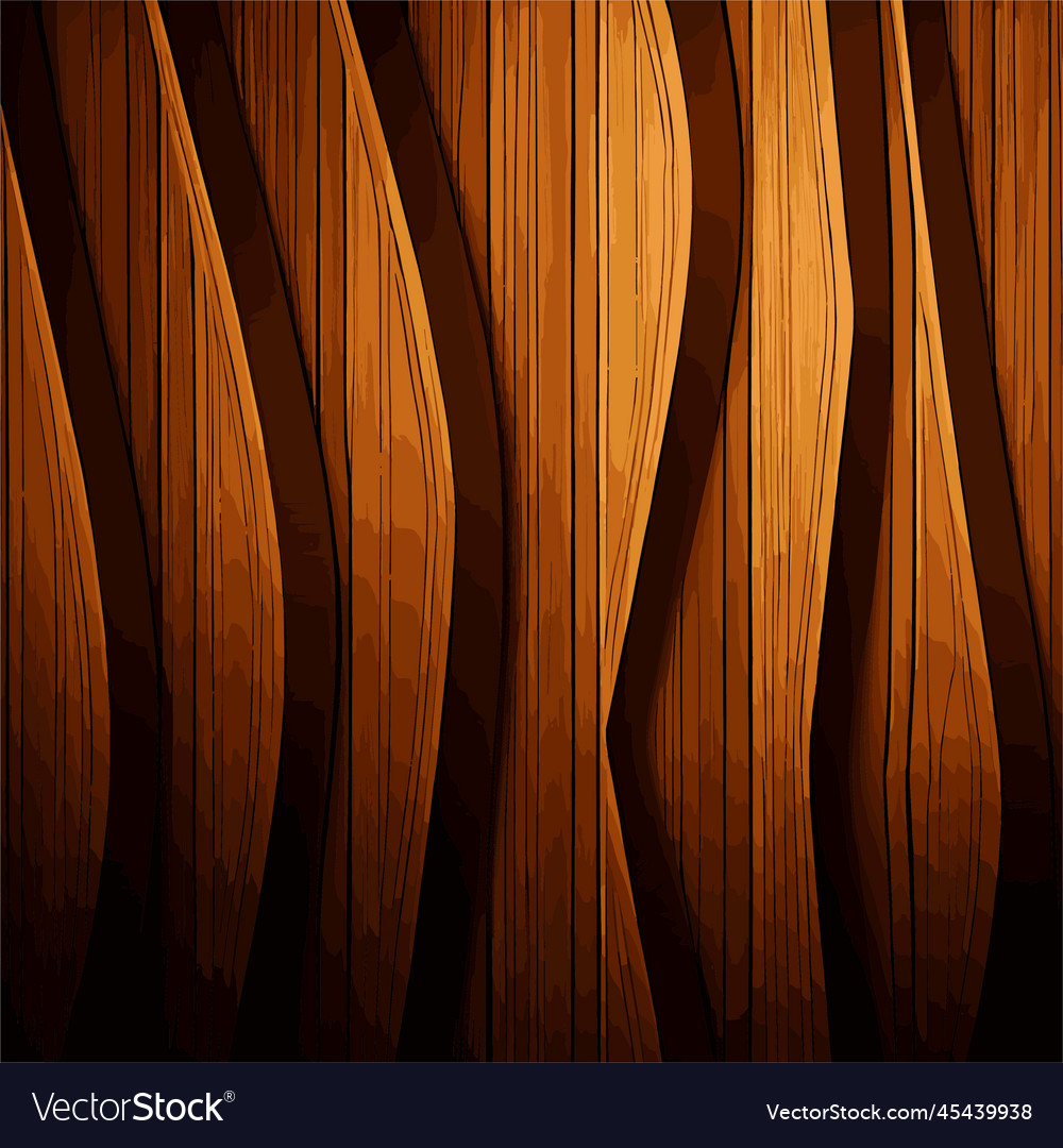 Realistic wood texture plank background fiber Vector Image
