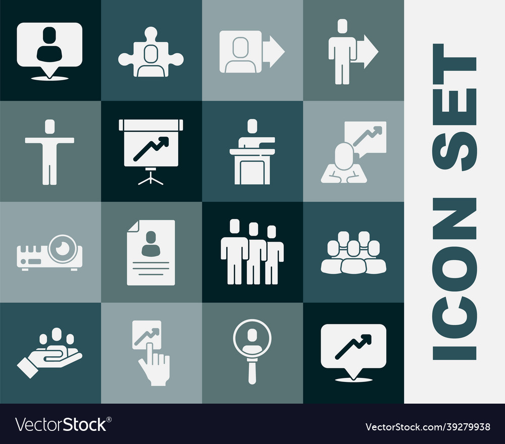 Set graph schedule chart project team base vector image Set graph schedule chart project team base