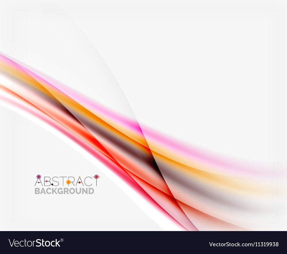 Smooth lines abstract background Royalty Free Vector Image