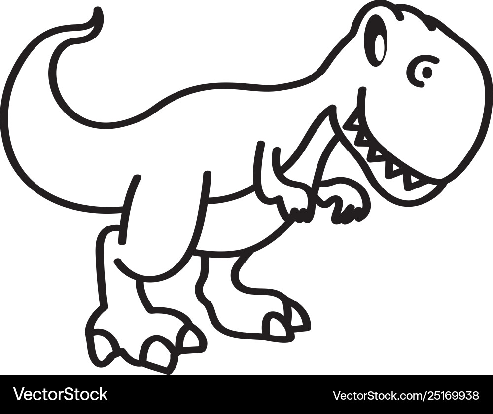 T-rex eps Royalty Free Vector Image - VectorStock