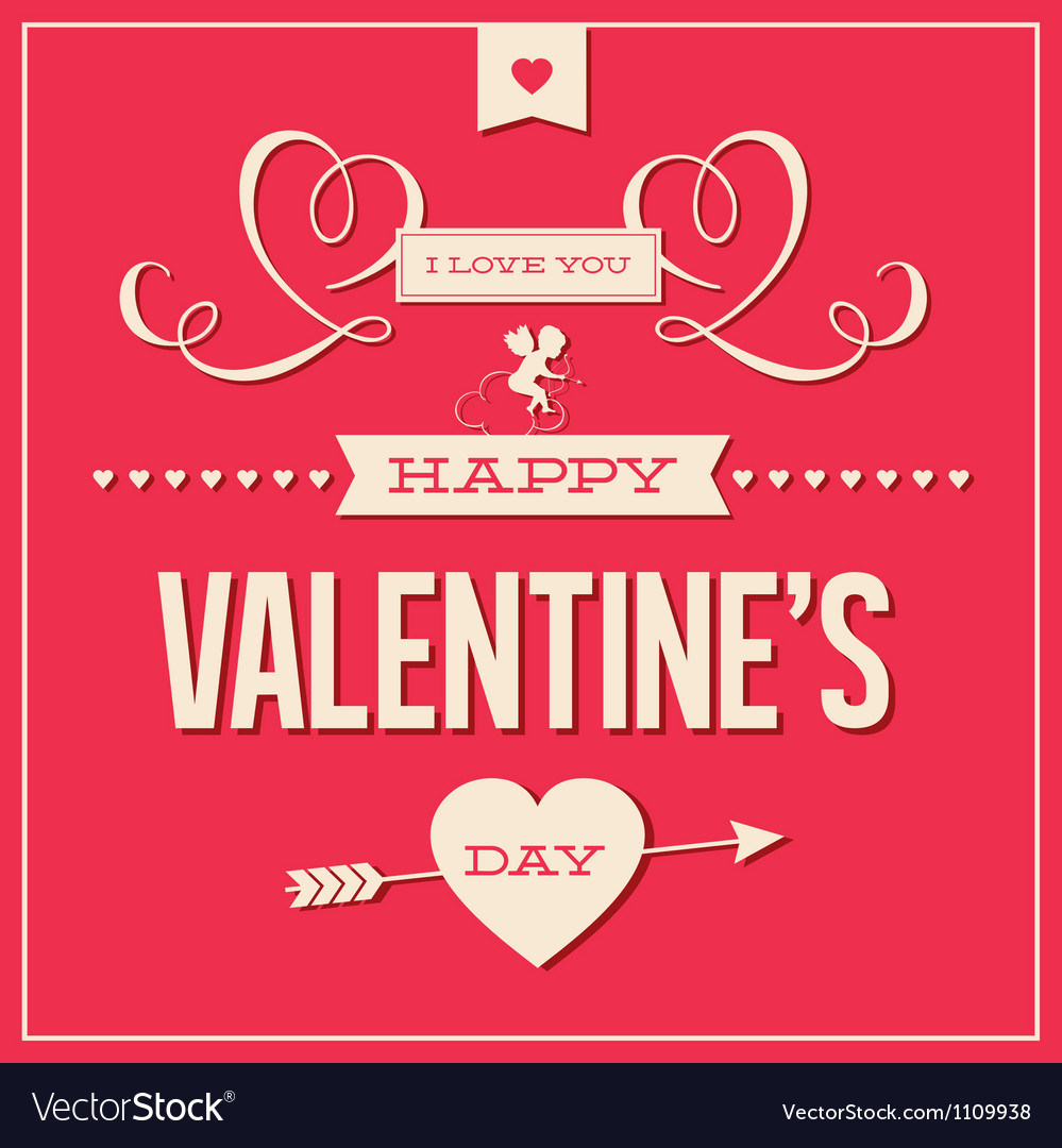 Valentines day love card