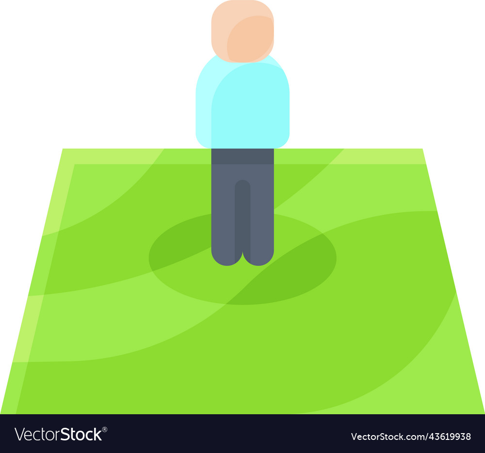 Walking map icon location and navigation