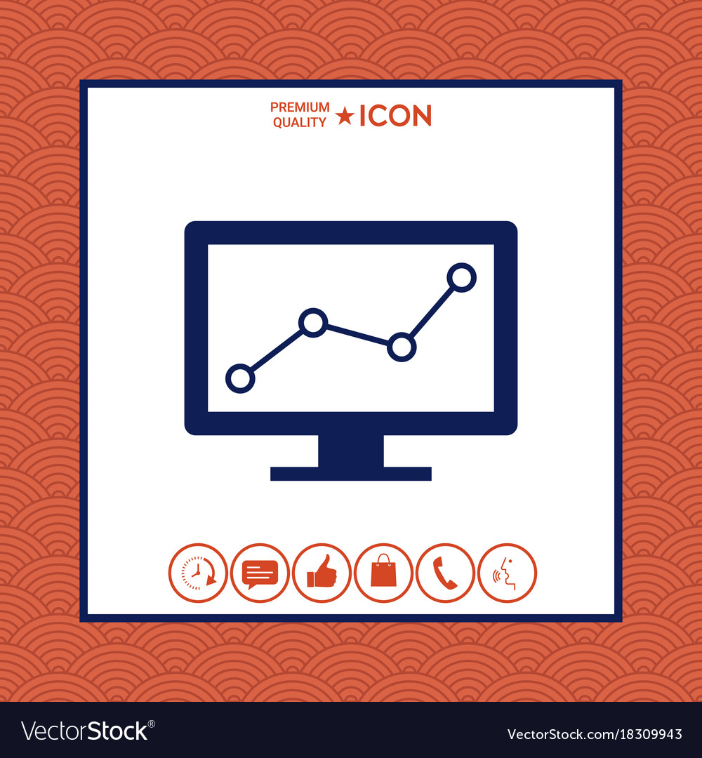 Computer monitors with graph