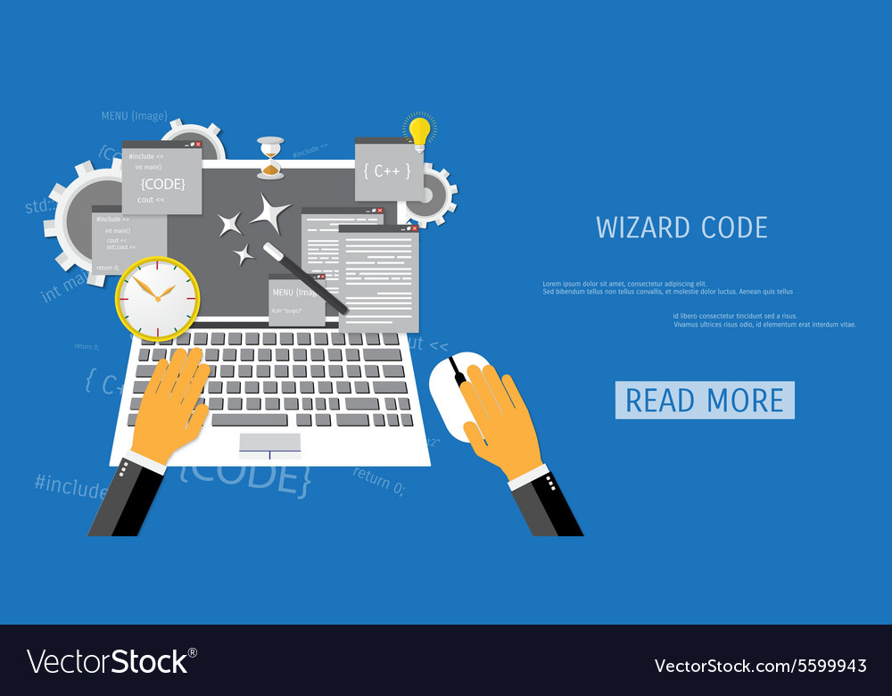 Flat concept of programming and coding