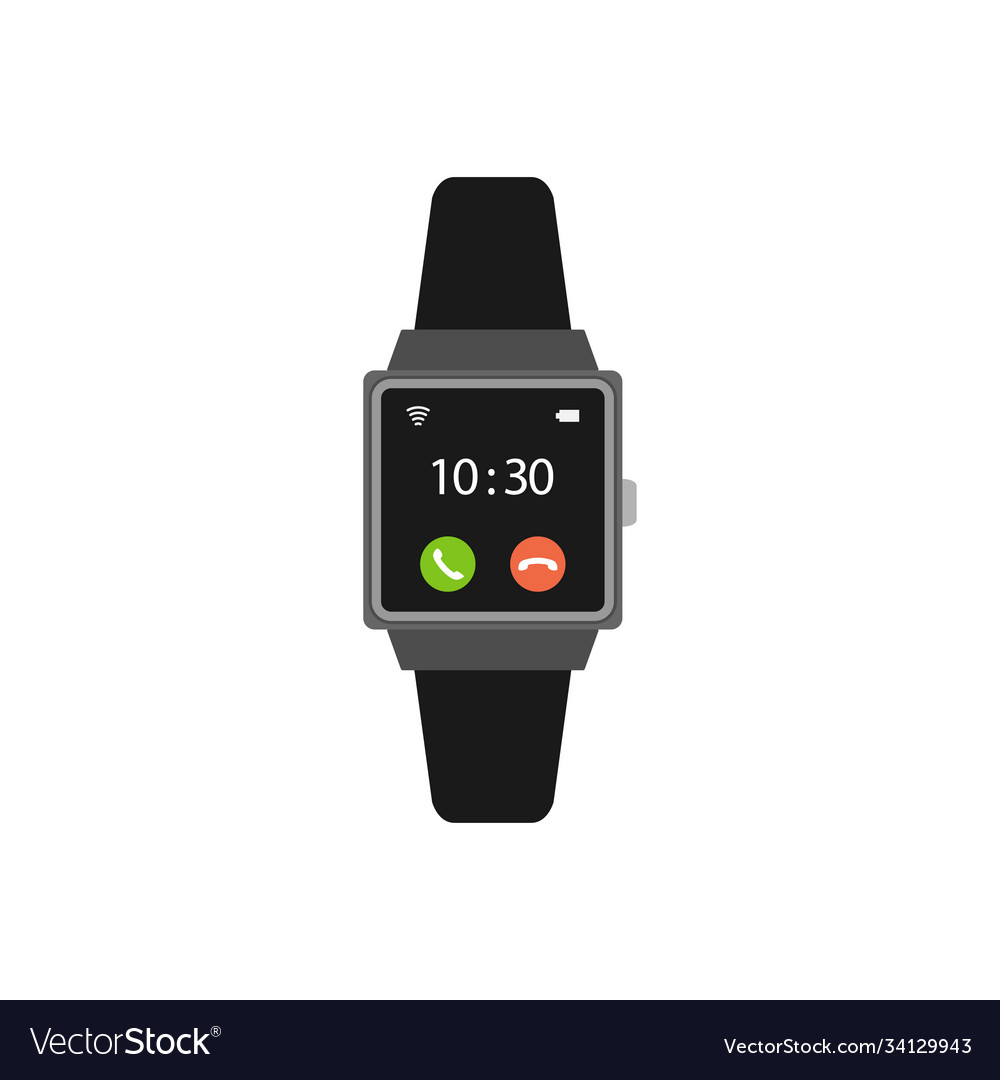 Flat design smart watches