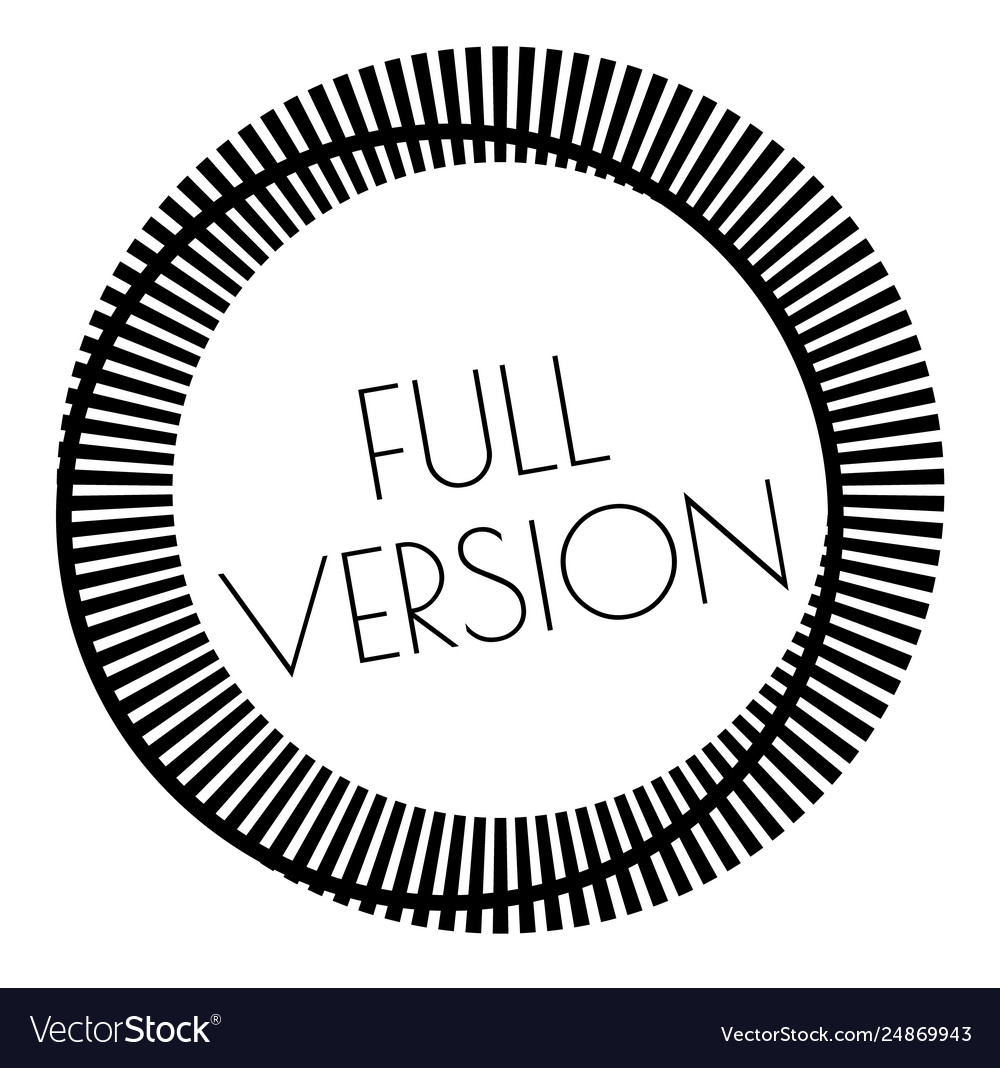 Version stamp. Version stamp