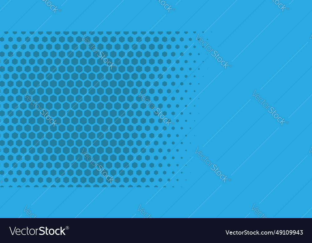 Geometric abstract hexagon two color background