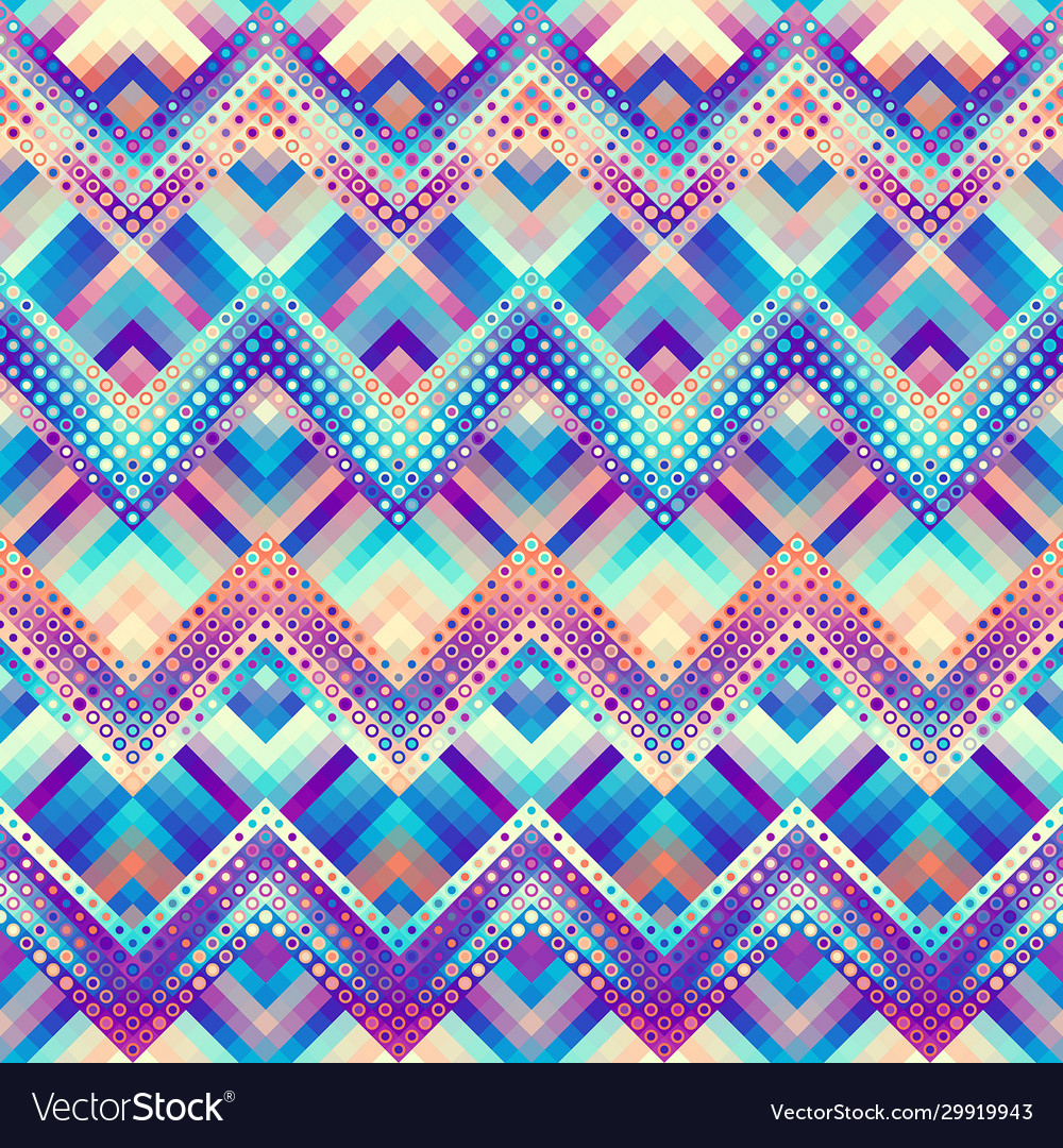 Geometric abstract pattern based on chevron shapes
