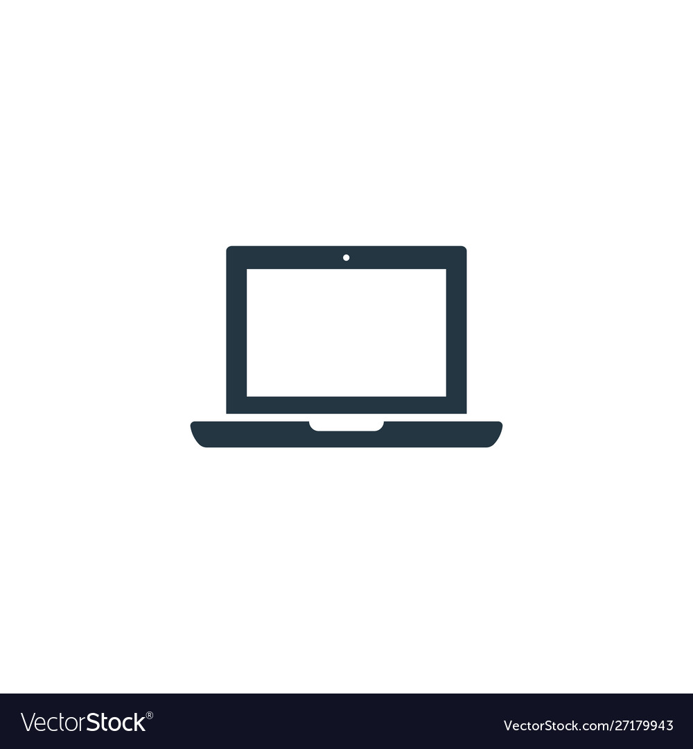 Laptop Icon - Simple Web Element