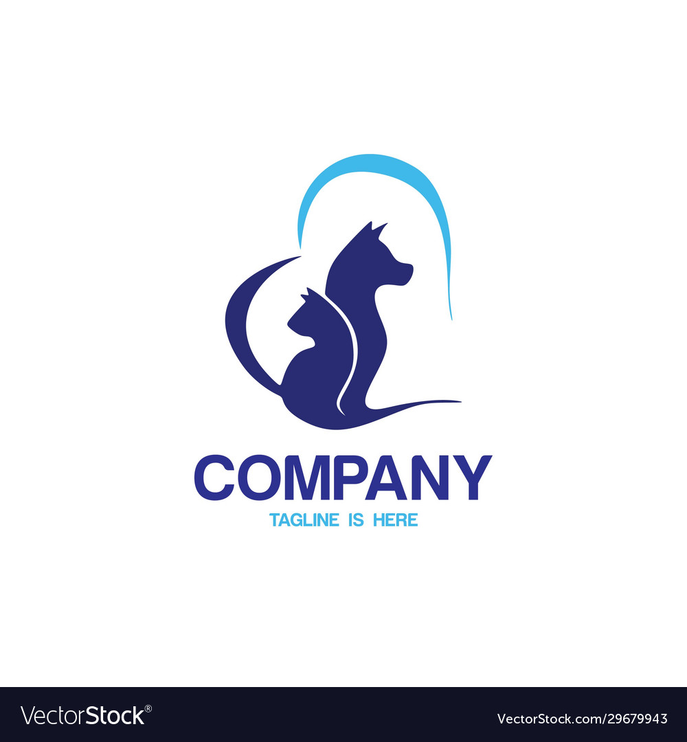 Loving Pet Logo Royalty Free Vector Image - Vectorstock