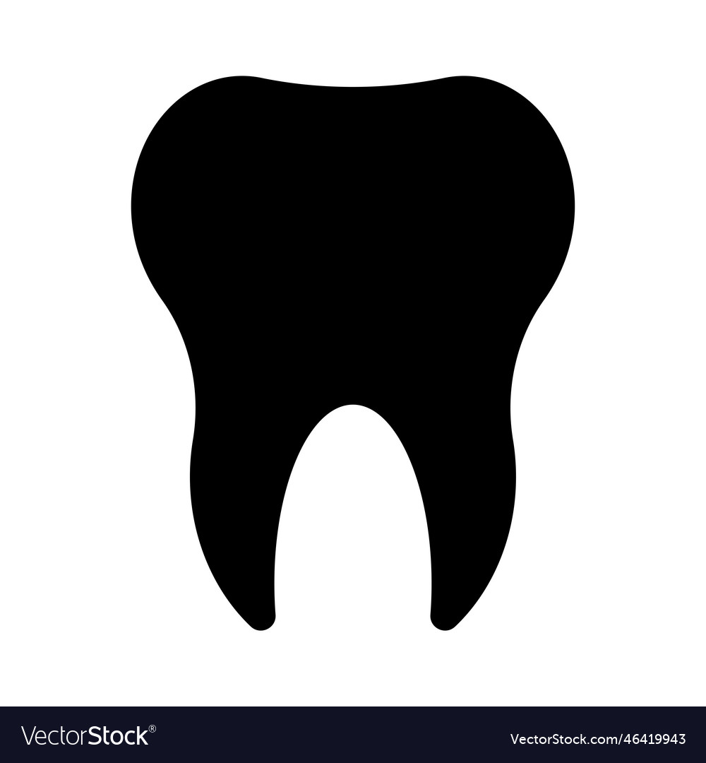 Tooth icon Royalty Free Vector Image - VectorStock